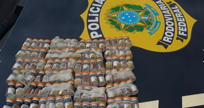 PRF apreende carga de medicamentos para emagrecimento avaliada em R$ 110 mil