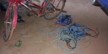 PMRO prende suspeito de furto de fios elétricos durante a madrugada em Guajará-Mirim