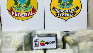 Ação conjunta entre PF e PRF apreende 45 kg de cloridrato de cocaína em Apucarana/PR