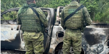 FORÇAS DE SEGURANÇA ATUAM EM ÁREA RURAL PARA REMOÇÃO DE CORPO DE POLICIAL CIVIL