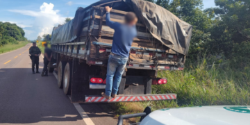 Batalhão de Polícia Ambiental apreende madeira ilegal durante fiscalização em Vilhena