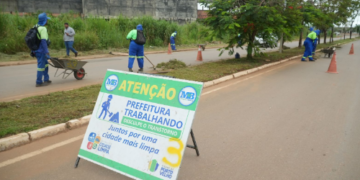 Mais de 680 mil metros de roçagem transformam a Zona Leste