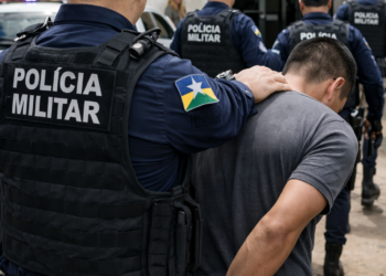 PMRO captura foragido com pena de 38 anos a cumprir no bairro Cai n’Água na capital