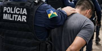 PMRO captura foragido com pena de 38 anos a cumprir no bairro Cai n’Água na capital