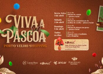 Páscoa com programação infantil reúne oficinas e atividades para famílias em Porto Velho neste fim de semana