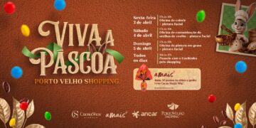 Páscoa com programação infantil reúne oficinas e atividades para famílias em Porto Velho neste fim de semana