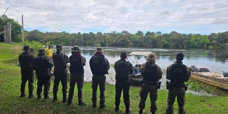 PF, ICMBio e BPA reprimem ilícitos ambientais em Rondônia