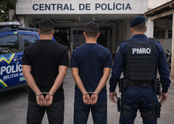 POLÍCIA MILITAR PRENDE TRÊS PESSOAS POR FURTO E RECEPTAÇÃO NO BAIRRO PANAIR, EM PORTO VELHO