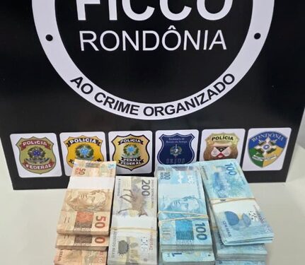 FICCO/RO prende mulher com mais de R$ 260 mil em espécie por suspeita de lavagem de dinheiro