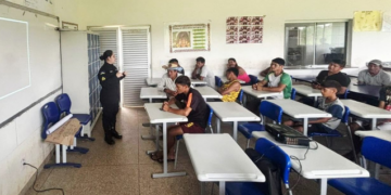 PMRO e TJRO reforçam prevenção às drogas em ação social na comunidade indígena LAJE VELHO