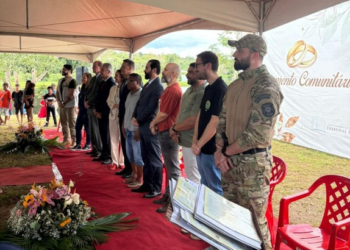 PF participa de ação na aldeia Tanajura em Guajará-Mirim/RO
