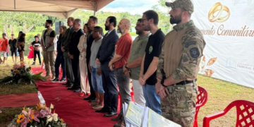 PF participa de ação na aldeia Tanajura em Guajará-Mirim/RO
