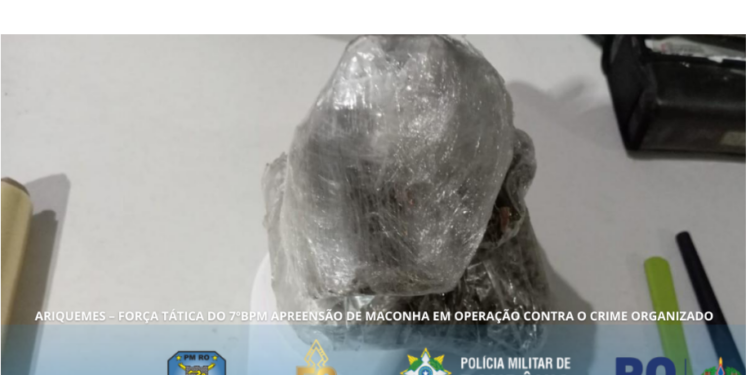 ARIQUEMES – FORÇA TÁTICA DO 7ºBPM APREENDE MACONHA EM OPERAÇÃO CONTRA O CRIME ORGANIZADO