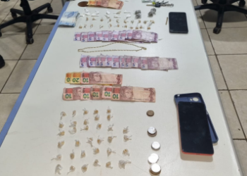 AÇÃO INTEGRADA ENTRE 9º BPM E BPCHOQUE RESULTA EM APREENSÃO DE DROGAS E VEÍCULO EM PORTO VELHO