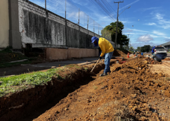 Obras do terceiro jardim de chuva entram em execução e ampliam ações de drenagem e paisagismo