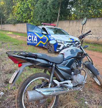 Polícia Militar recupera motocicleta com registro de furto em Porto Velho