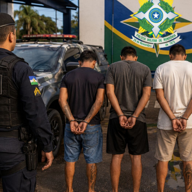 PMRO recaptura três foragidos em menos de 24 horas durante ações em Nova Mamoré e Guajará-Mirim