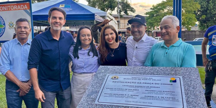 Deputada federal Cristiane Lopes celebra entrega da Praça Cohab e destaca mais de R$ 112 milhões para Porto Velho