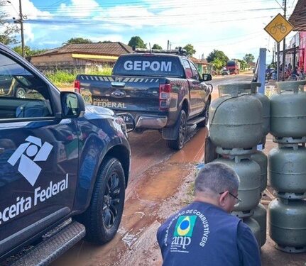 PF, RFB e ANP fiscalizam comércio de combustíveis em Rondônia