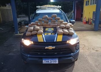PRF em Rondônia apreende mais de 50 kg de entorpecentes no município de Porto Velho/RO