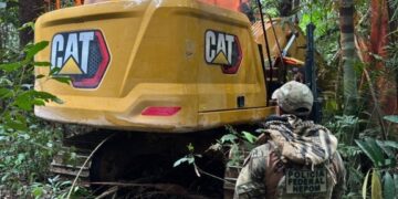 PF e ICMBio combatem garimpo ilegal em Rondônia