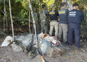 Operação IARA apreende armas, munições e petrechos utilizados em crimes ambientais no Rio Guaporé