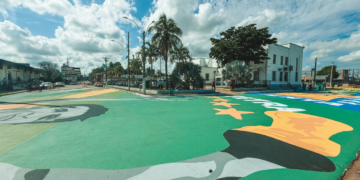 Pintura temática mobiliza operação de trânsito na região central de Porto Velho