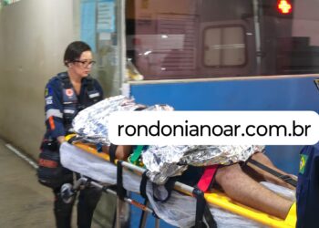 Grave acidente na BR-364 em Porto Velho: veículo capota e vítima é socorrida por helicóptero