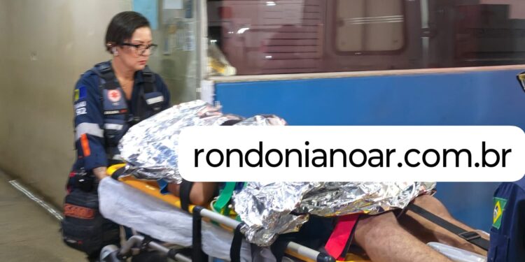 Grave acidente na BR-364 em Porto Velho: veículo capota e vítima é socorrida por helicóptero