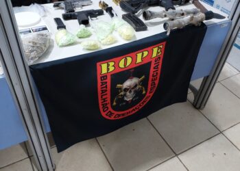 BOPE apreende armas, drogas sintéticas e munições durante operação em Porto Velho