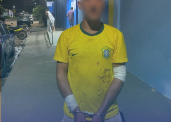 AÇÃO DO 5º BPM RESULTA EM PRISÃO DE FORAGIDO APÓS OCORRÊNCIA DE LESÃO POR ARMA BRANCA