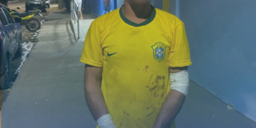 AÇÃO DO 5º BPM RESULTA EM PRISÃO DE FORAGIDO APÓS OCORRÊNCIA DE LESÃO POR ARMA BRANCA