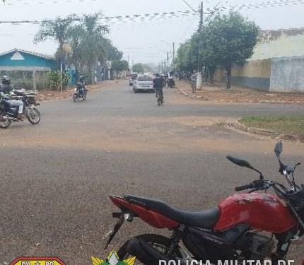 MOTOCICLISTA SEM HABILITAÇÃO É CONDUZIDO À UNISP APÓS SE ENVOLVER EM ACIDENTE EM VILHENA