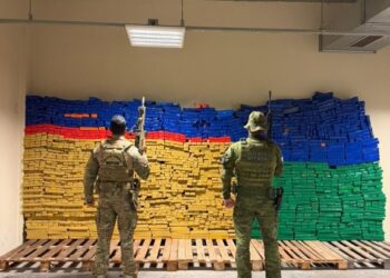 PF e BPFron fazem apreensão de 2.175 kg de maconha no Paraná