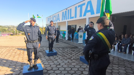 10º BPM REALIZA SOLENIDADE DE PASSAGEM DE COMANDO EM SANTA LUZIA D’OESTE/RO.
