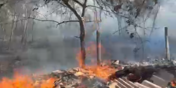 Vila Princesa: Incêndio criminoso coloca em risco a vida de vários moradores – VEJA O VÍDEO