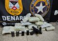 DENARC e Receita Federal apreendem 12 quilos de skunk e pistola 9 mm em Ji-Paraná