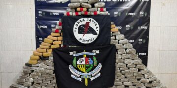 Polícia Militar de Rondônia apreende cerca de 345 tabletes de maconha em Porto Velho