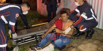 Homem é baleado após atacar irmão policial com garrafa
