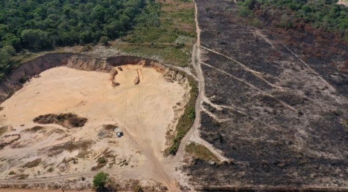 MPF move ação contra responsáveis por mineração ilegal e desmatamento de área pública de Rondônia