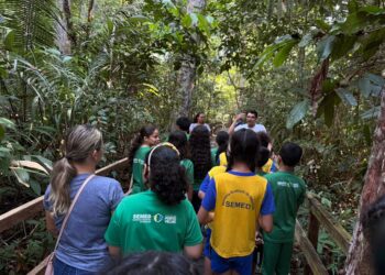 Parque Natural recebe estudantes da rede municipal em passeios de educação ambiental