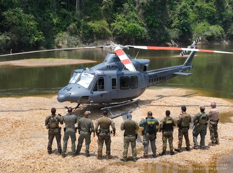 PF e IBAMA deflagram operação Fornalha contra garimpo ilegal nas Terra Indígenas Sete de Setembro, Zoró e Roosevelt