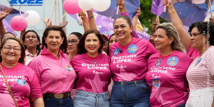 Cristiane Lopes reúne centenas de mulheres e fortalece sua campanha nas ruas de porto velho