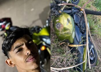 JOVEM: Motociclista de 19 anos morre após acidente na RO-010, entre Rolim de Moura e Nova Estrela