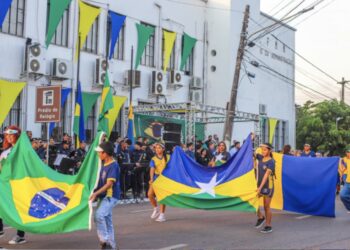 Escolas municipais de Porto Velho se reúnem amanhã em desfile cívico para celebrar a Independência do Brasil