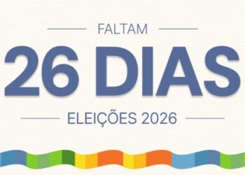 Faltam 26 dias: votação começa e termina no mesmo horário em todo o país
