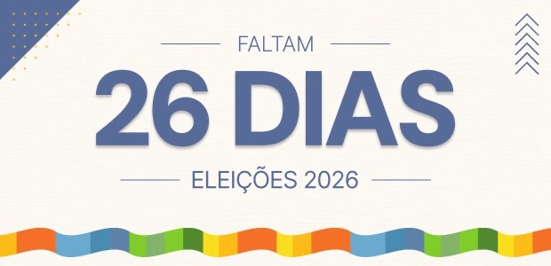 Faltam 26 dias: votação começa e termina no mesmo horário em todo o país