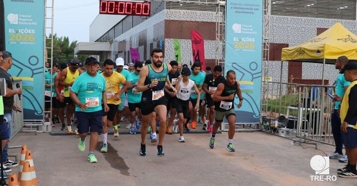 TRE-RO reúne 400 pessoas em corrida pela democracia e informação
