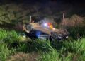 carro capota na BR-364, próximo à Curva da Morte, e deixa mulher morta e três feridos