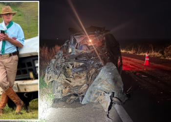 Com sobrenome Cassol, motorista morre aos 74 anos após acidente envolvendo picape e carreta na BR 364, em MT